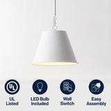 Harper Industrial Farmhouse Iron LED Pendant