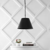 Harper Industrial Farmhouse Iron LED Pendant - JONATHAN Y