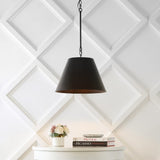 Harper Industrial Farmhouse Iron LED Pendant - JONATHAN Y