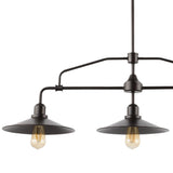 Cade 34.25" Metal Farmhouse Industrial LED Pendant