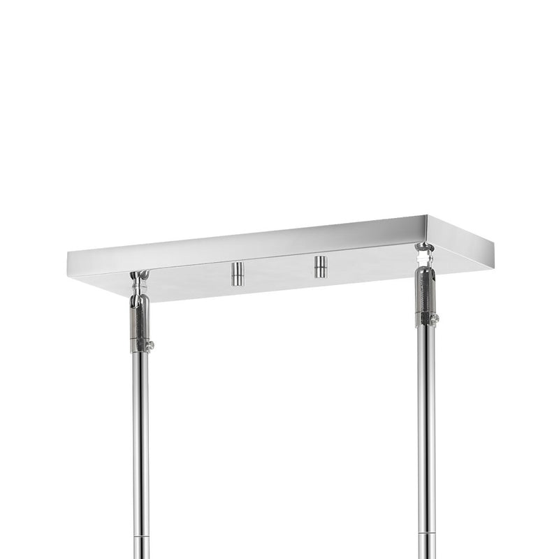 Atlas Modern Vintage Iron Arm-Adjustable LED Chandelier - JONATHAN Y