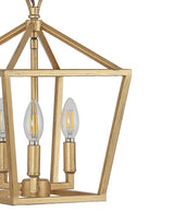 Iris 10" Iron Classic Modern Lantern LED Pendant - JONATHAN Y