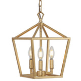 Iris 10" Iron Classic Modern Lantern LED Pendant - JONATHAN Y