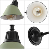 Croydon 9.63"  Farmhouse Industrial Indoor/Outdoor Iron LED Gooseneck Arm Outdoor Sconce