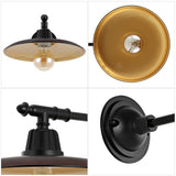 Bonner 12" Farmhouse Industrial Indoor/Outdoor Iron LED Victorian Arm Outdoor Sconce