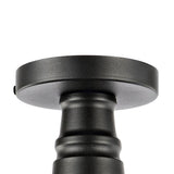 Camila 14"  Classic Industrial Indoor/Outdoor Iron LED Semi Flush Mount