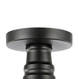 Camila 14"  Classic Industrial Indoor/Outdoor Iron LED Semi Flush Mount