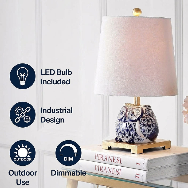Camila 14"  Classic Industrial Indoor/Outdoor Iron LED Semi Flush Mount Wood Finish/Copper – ICONS