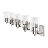 Irving Seeded Glass/Iron Modern Contemporary LED Vanity Light