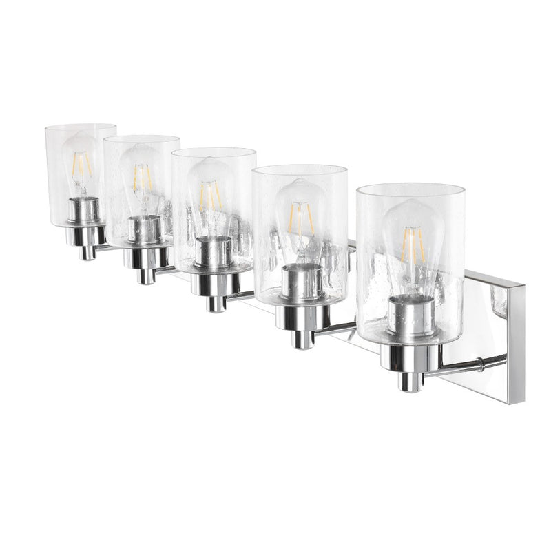 Irving Seeded Glass/Iron Modern Contemporary LED Vanity Light