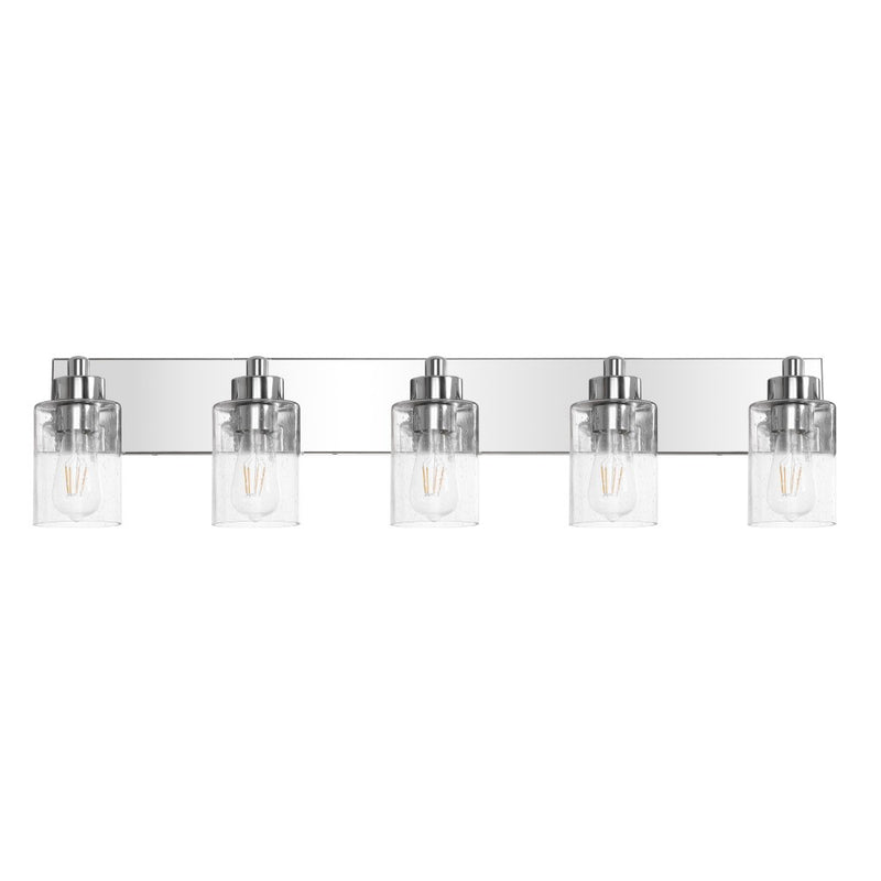 Irving Seeded Glass/Iron Modern Contemporary LED Vanity Light