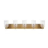 Irving Seeded Glass/Iron Modern Contemporary LED Vanity Light