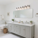 Irving Seeded Glass/Iron Modern Contemporary LED Vanity Light
