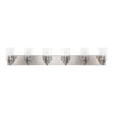 Irving Seeded Glass/Iron Modern Contemporary LED Vanity Light