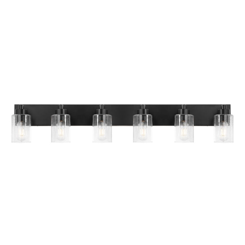 Irving Seeded Glass/Iron Modern Contemporary LED Vanity Light