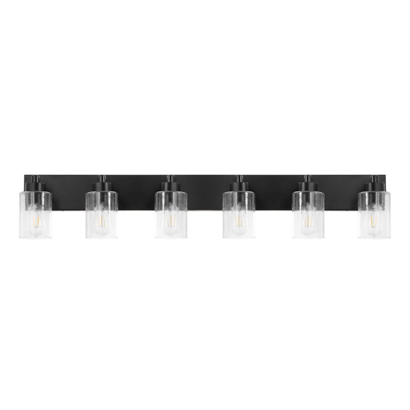 Irving Seeded Glass/Iron Modern Contemporary LED Vanity Light