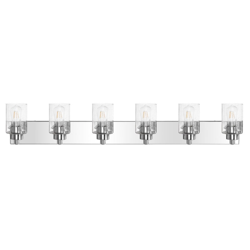 Irving Seeded Glass/Iron Modern Contemporary LED Vanity Light