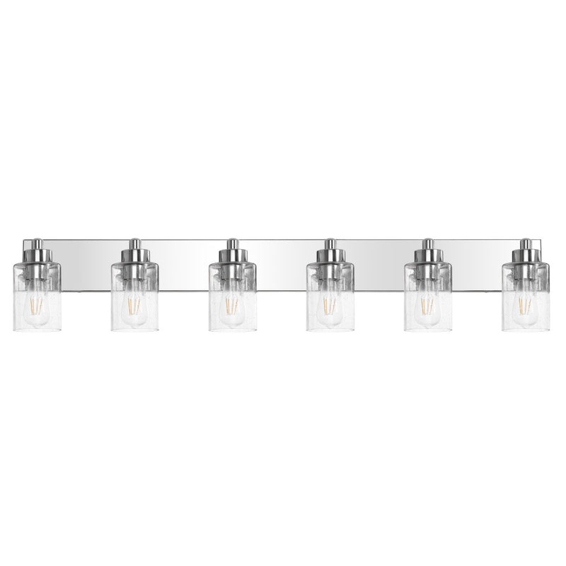 Irving Seeded Glass/Iron Modern Contemporary LED Vanity Light