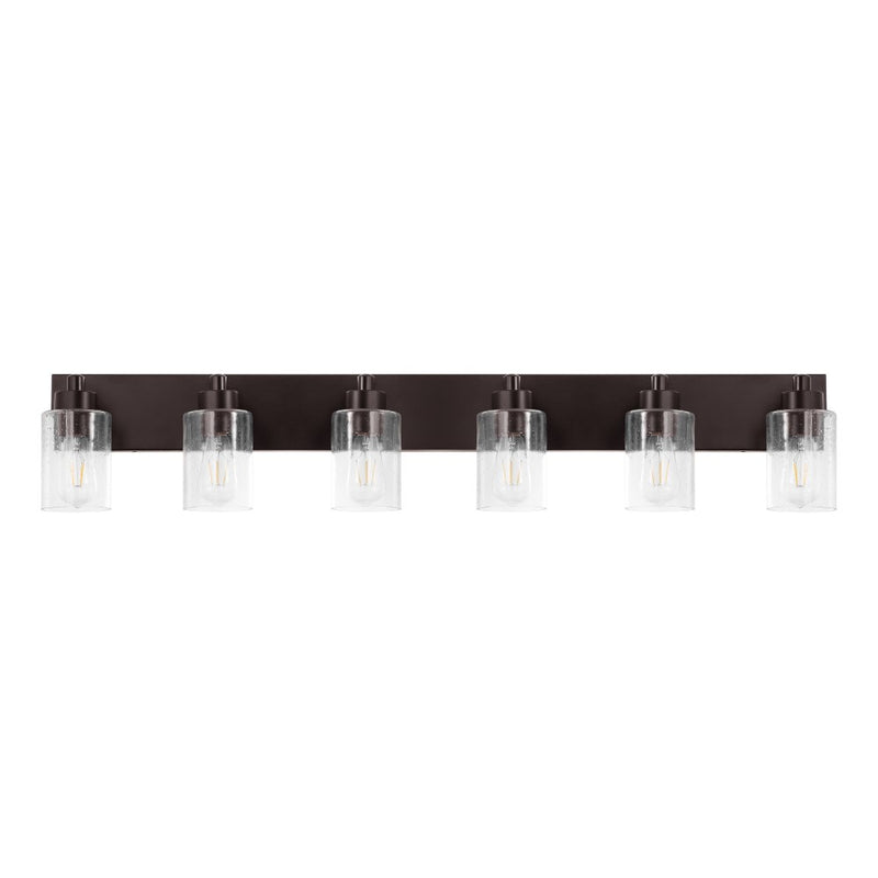 Irving Seeded Glass/Iron Modern Contemporary LED Vanity Light