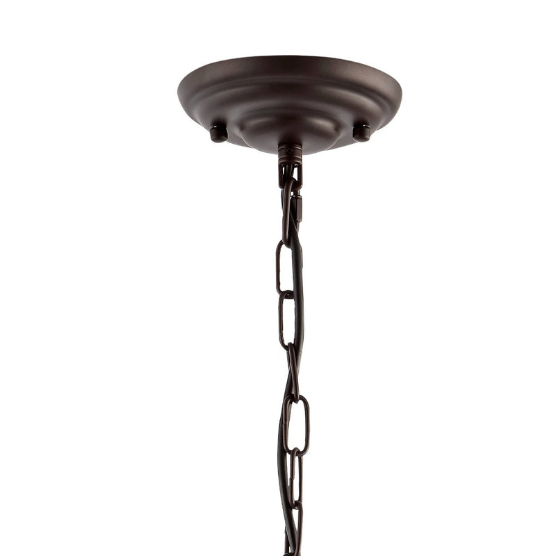 Gaines 5.5" Farmhouse Industrial Iron Mason Jar LED Pendant - JONATHAN Y