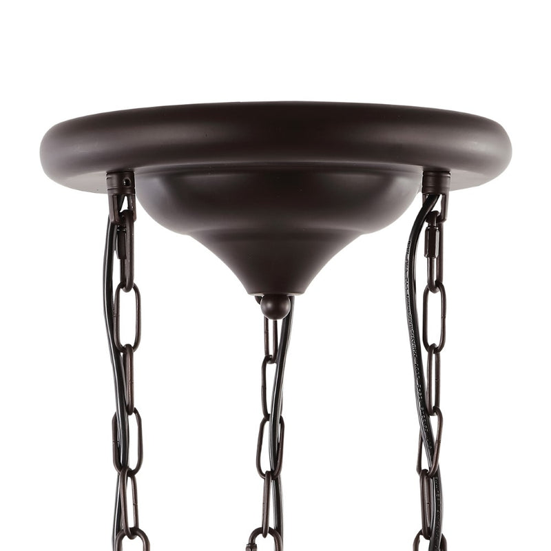 Gaines 11" Farmhouse Industrial Iron Mason Jar LED Semi Flush Mount - JONATHAN Y