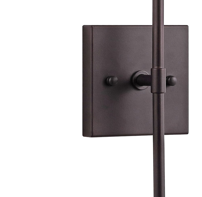Cato Bohemian Farmhouse Iron/Glass LED Vanity - JONATHAN Y