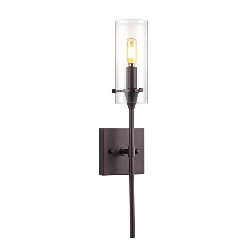 Cato Bohemian Farmhouse Iron/Glass LED Vanity - JONATHAN Y