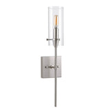 Cato Bohemian Farmhouse Iron/Glass LED Vanity - JONATHAN Y