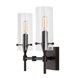 Cato Bohemian Farmhouse Iron/Glass LED Vanity - JONATHAN Y