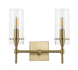 Cato Bohemian Farmhouse Iron/Glass LED Vanity