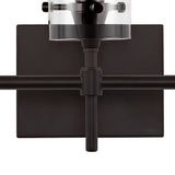 Cato Bohemian Farmhouse Iron/Glass LED Vanity