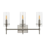 Cato Bohemian Farmhouse Iron/Glass LED Vanity