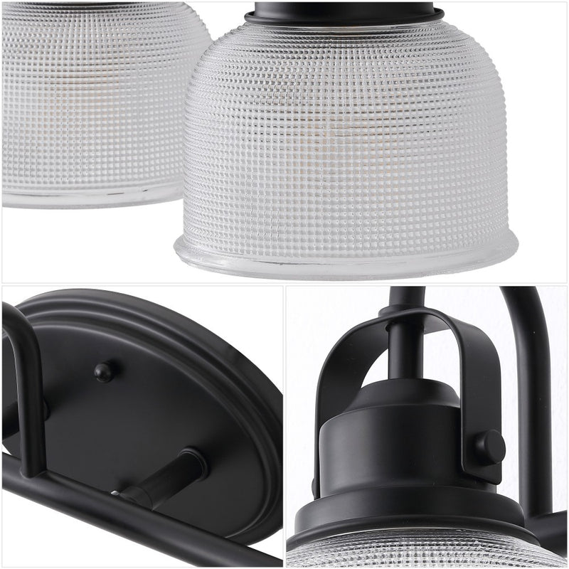 Virginia Metal/Glass LED Vanity Light