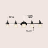 Virginia Metal/Glass LED Vanity Light