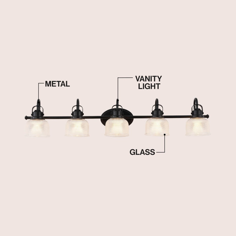 Virginia Metal/Glass LED Vanity Light