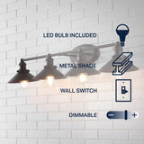 July Metal Shade Sconce