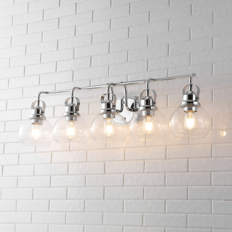 Shirley Metal/ Bubbled Glass Vanity Light