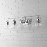 Shirley Metal/ Bubbled Glass Vanity Light