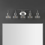 Shirley Metal/ Bubbled Glass Vanity Light