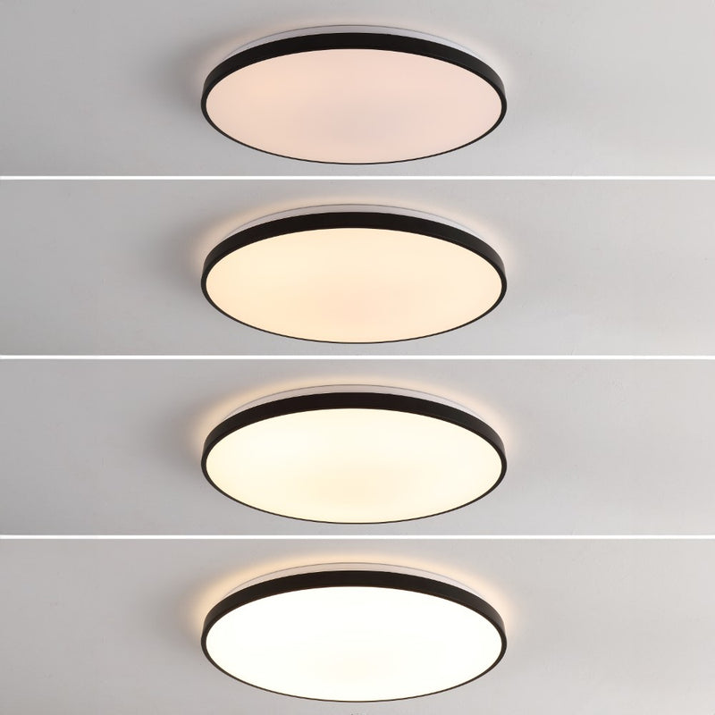 Astrid 21.25" Modern Minimalist Iron Circle Integrated LED Flush Mount - JONATHAN Y