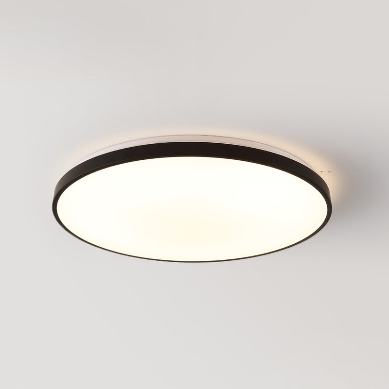 Astrid 21.25" Modern Minimalist Iron Circle Integrated LED Flush Mount - JONATHAN Y