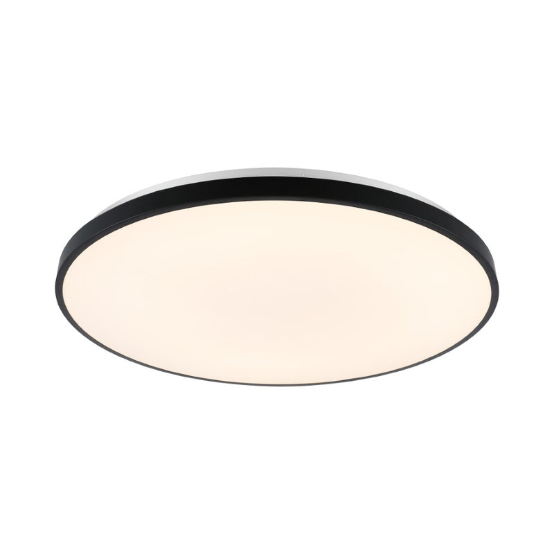 Astrid 21.25" Modern Minimalist Iron Circle Integrated LED Flush Mount - JONATHAN Y
