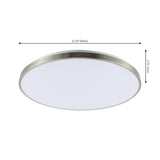 Astrid 21.25" Modern Minimalist Iron Circle Integrated LED Flush Mount - JONATHAN Y