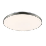 Astrid 21.25" Modern Minimalist Iron Circle Integrated LED Flush Mount - JONATHAN Y