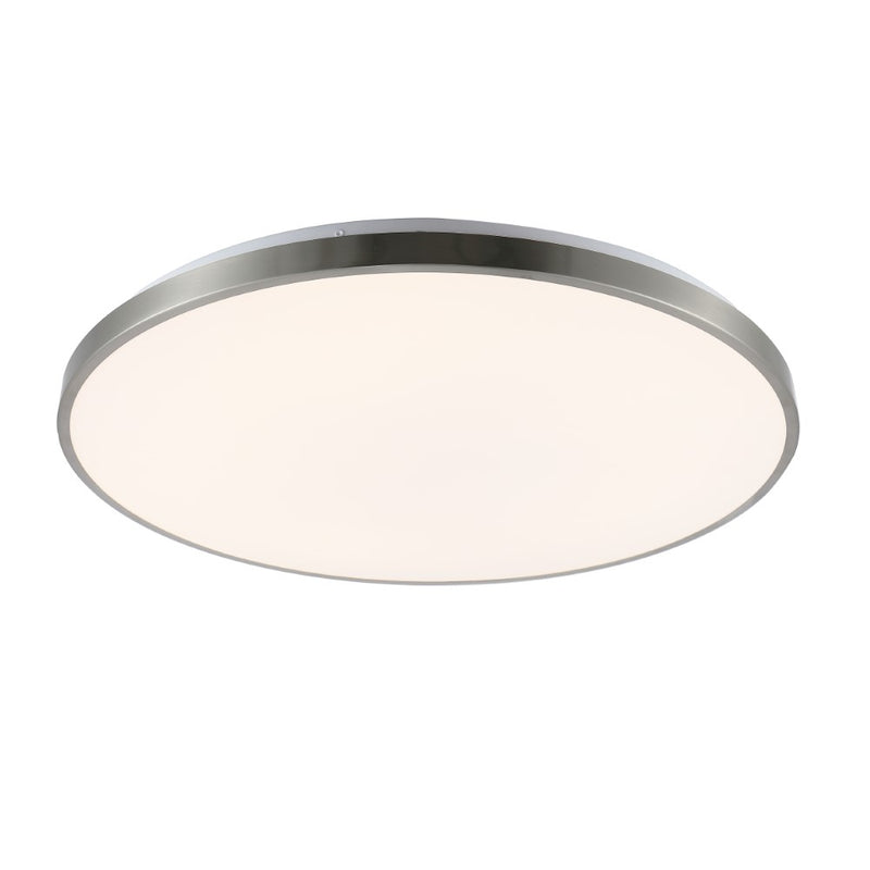 Astrid 21.25" Modern Minimalist Iron Circle Integrated LED Flush Mount - JONATHAN Y