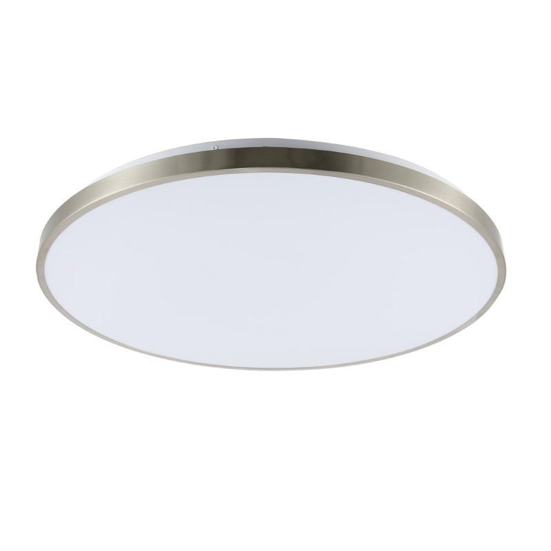 Astrid 21.25" Modern Minimalist Iron Circle Integrated LED Flush Mount - JONATHAN Y