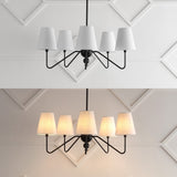 Skylar 32" 5-Light Classic Minimalist Iron Inverted Gourd LED Chandelier