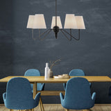 Skylar 32" 5-Light Classic Minimalist Iron Inverted Gourd LED Chandelier