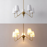 Skylar 32" 5-Light Classic Minimalist Iron Inverted Gourd LED Chandelier