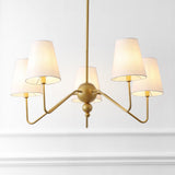 Skylar 32" 5-Light Classic Minimalist Iron Inverted Gourd LED Chandelier